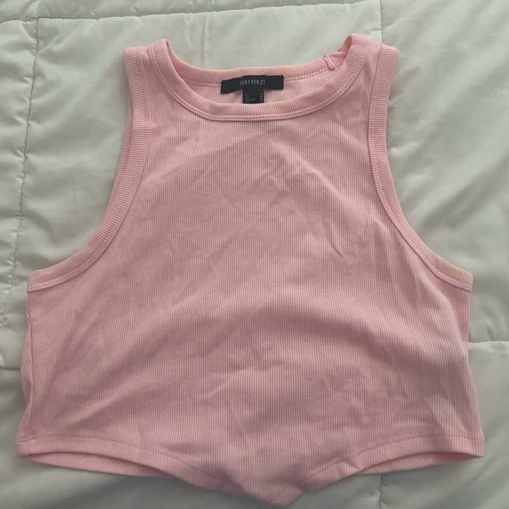 Pink Crop Top